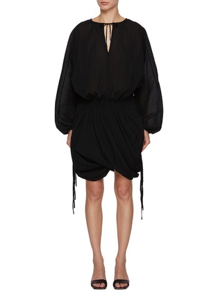 首图 - 点击放大 - TOTEME - Drawstring Blouse Cotton Dress