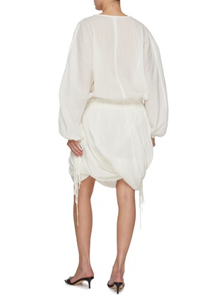 背面 - 点击放大 - TOTEME - Drawstring Blouse Cotton Dress
