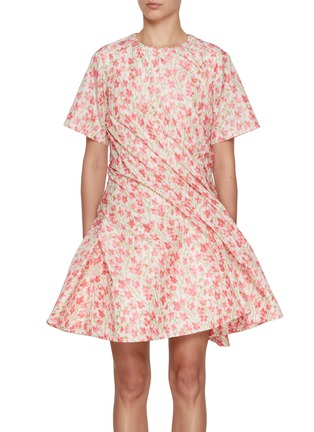 首图 - 点击放大 - LOEWE - Floral Twisted Dress
