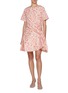 模特儿示范图 - 点击放大 - LOEWE - Floral Twisted Dress