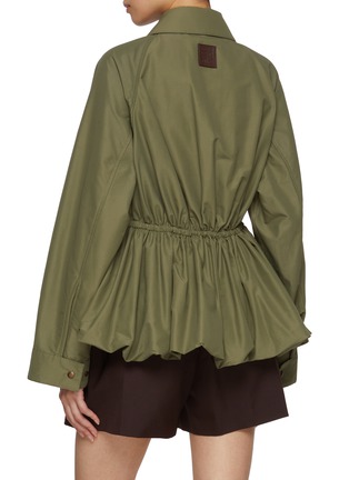 背面 - 点击放大 - LOEWE - Drawstring Waist Puffed Hem Jacket