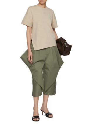 模特儿示范图 - 点击放大 - LOEWE - Asymmetrical Embroidered T-shirt