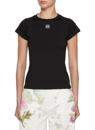 首图 - 点击放大 - LOEWE - Anagram Embroidered Slim Fit T-shirt