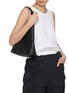 模特儿示范图 - 点击放大 - ALEXANDERWANG - Small Pike Crinkle Leather Hobo Bag