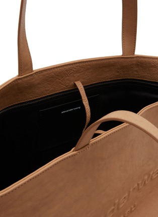 细节 - 点击放大 - ALEXANDERWANG - Punch Crackle Leather Tote Bag