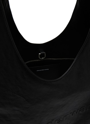 细节 - 点击放大 - ALEXANDERWANG - Large Pike Crinkle Leather Hobo Bag