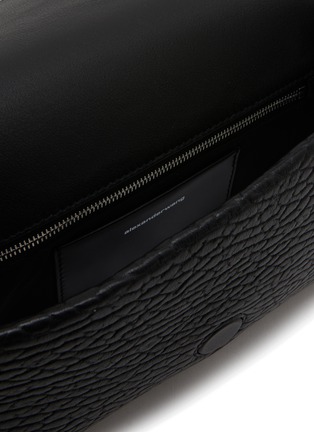 细节 - 点击放大 - ALEXANDERWANG - Small Ricco Pebbled Leather Flap Bag