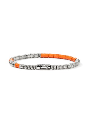细节 - 点击放大 - JOHN HARDY - Heishi Sterling Silver Enamel Bracelet — Size UM