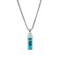 首图 - 点击放大 - JOHN HARDY - Modern Talisman Silver Turquoise Necklace — Size 24	