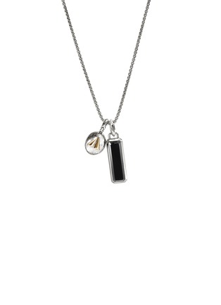 首图 - 点击放大 - JOHN HARDY - Modern Talismans 14K Gold Silver Onyx Pendant Necklace — Size 22