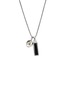 首图 - 点击放大 - JOHN HARDY - Modern Talismans 14K Gold Silver Onyx Pendant Necklace — Size 22