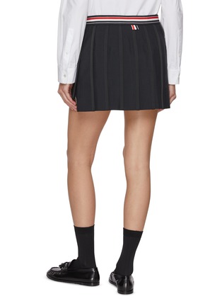 背面 - 点击放大 - THOM BROWNE - Button Front Pleated Mini Skirt