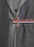  - THOM BROWNE - 非对称混羊毛西装外套