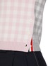  - THOM BROWNE - 拼接格纹针织背心