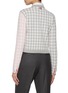 背面 - 点击放大 - THOM BROWNE - 格纹拼色针织开衫