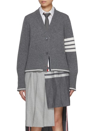 首图 - 点击放大 - THOM BROWNE - V 领羊绒针织开衫
