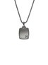细节 - 点击放大 - JOHN HARDY - Carved Chain Sterling Silver Onyx Hematite Mother of Pearl Necklace — Size 22