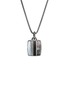 首图 - 点击放大 - JOHN HARDY - Carved Chain Sterling Silver Onyx Hematite Mother of Pearl Necklace — Size 22