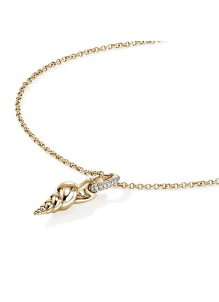 细节 - 点击放大 - JOHN HARDY - Modern Talismans 14K Gold Diamond Pendant Necklace — Size 24