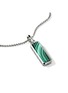 细节 - 点击放大 - JOHN HARDY - Modern Talismans Silver Malachite Pendant Necklace — Size 24