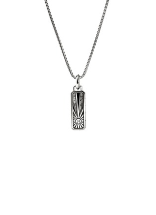 细节 - 点击放大 - JOHN HARDY - Modern Talismans Silver Turquoise Pendant Necklace — Size 24