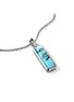 细节 - 点击放大 - JOHN HARDY - Modern Talismans Silver Turquoise Pendant Necklace — Size 24