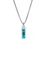 首图 - 点击放大 - JOHN HARDY - Modern Talismans Silver Turquoise Pendant Necklace — Size 24