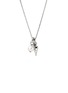 细节 - 点击放大 - JOHN HARDY - Modern Talismans Silver Diamond Pearl Pendant Necklace — Size 16-18