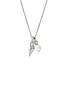 首图 - 点击放大 - JOHN HARDY - Modern Talismans Silver Diamond Pearl Pendant Necklace — Size 16-18