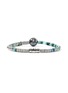 细节 - 点击放大 - JOHN HARDY - Heishi Sterling Silver Turquoise Chrysoprase Malachite Cultured Pearl Bracelet — Size US