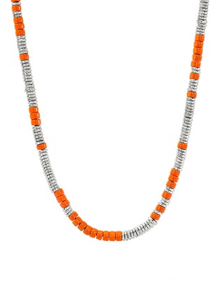 细节 - 点击放大 - JOHN HARDY - Heishi Sterling Silver Enamel Necklace — Size 18