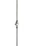  - JOHN HARDY - Modern Talismans Silver Rhodium Howlite Pendant Necklace — Size 24