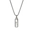 首图 - 点击放大 - JOHN HARDY - Modern Talismans Silver Rhodium Howlite Pendant Necklace — Size 24