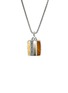 首图 - 点击放大 - JOHN HARDY - Carved Chain Sterling Silver Tiger's Eye Pyrite Mother of Pearl Necklace — Size 22