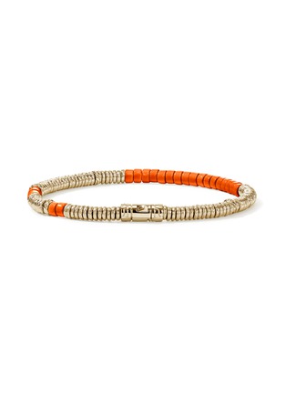 细节 - 点击放大 - JOHN HARDY - Heishi 14K Gold Enamel Bracelet — Size US