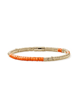 首图 - 点击放大 - JOHN HARDY - Heishi 14K Gold Enamel Bracelet — Size US