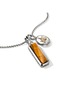 细节 - 点击放大 - JOHN HARDY - Modern Talismans 14K Gold Silver Tiger's Eye Pendant Necklace — Size 24