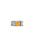 首图 - 点击放大 - JOHN HARDY - Carved Chain Sterling Silver Tiger's Eye Pyrite Mother of Pearl Ring — Size 10