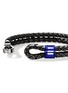 细节 - 点击放大 - JOHN HARDY - Sterling Silver Black Rhodium Enamel Leather Cord Double Row Bracelet — Size UM