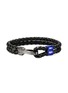 首图 - 点击放大 - JOHN HARDY - Sterling Silver Black Rhodium Enamel Leather Cord Double Row Bracelet — Size UM