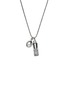 细节 - 点击放大 - JOHN HARDY - Modern Talisman 14K Gold Silver Onyx Necklace — Size 24