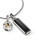  - JOHN HARDY - Modern Talisman 14K Gold Silver Onyx Necklace — Size 24