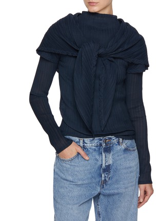 模特儿示范图 - 点击放大 - LE17SEPTEMBRE - 百褶围巾