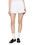 首图 - 点击放大 - SPORTY & RICH - NY Crest Embroidered Cotton Disco Shorts