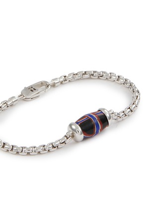 细节 - 点击放大 - TATEOSSIAN - French Cross Bead Rhodium Plated Sterling Silver Chain Bracelet