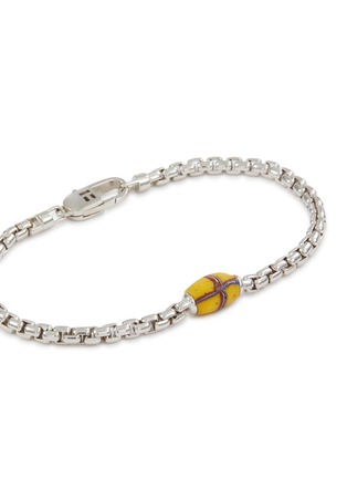 细节 - 点击放大 - TATEOSSIAN - French Cross Bead Rhodium Plated Sterling Silver Chain Bracelet