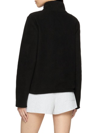 背面 - 点击放大 - SPORTY & RICH - Serif Logo Zipped Polar Fleece Jacket