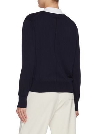 背面 - 点击放大 - CLOVE - Point Collar Knit Cardigan