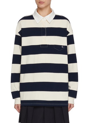 首图 - 点击放大 - CLOVE - Striped Rugby Shirt