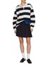 模特儿示范图 - 点击放大 - CLOVE - Striped Rugby Shirt